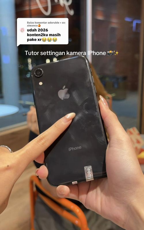 Membalas @adoruble • sv: aiwancu🍊 hasil fotonya cakep” tau Iphone XR✨ settingan ini bisa juga di iphone 15 series ke bawah yahhh #iphone #iphonetricks #tipsiphone 