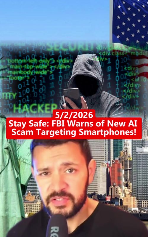 🚨 Stay Safe: FBI Warns of New AI Scam Targeting Smartphones! 📱 #AIAwareness #CyberSafety #FBIAlert #TechNews #StayInformed #fyp #viral #breakingnews #stimuluscheck #steveram #fy #news #foryou #doge #steveram3
