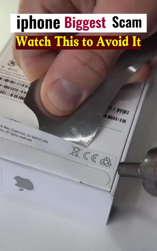 Biggest iphone box parts scam in market and it's solution  #phone #iphonehacks #iphonetips #apple #Tech 