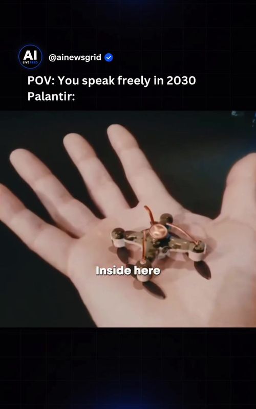 These “slaughterbots” look small… but they’re built to kill. Each one carries a micro explosive charge designed for precise, targeted strikes. In the demo, it hovers, locks on… then detonates instantly. No warning. No chance to react. Autonomous, scalable, and terrifyingly efficient—this is the future they warned about. #AI #Robotics #Drones #MilitaryTech #futurewarfare 