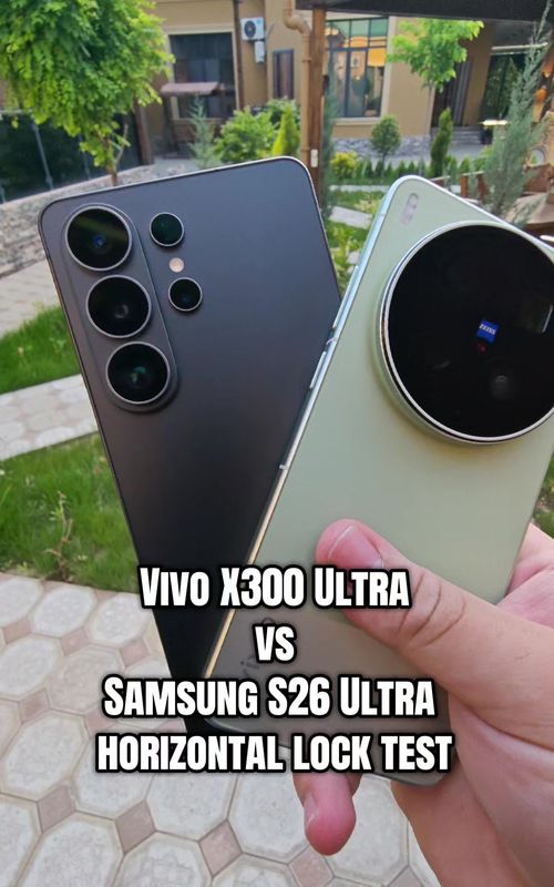 Vivo X300 Ultra VS Samsung S26 Ultra horizontal lock test #vivox300ultra #s26ultra #samsung #Tech #techtok @CustomAdventurist @Parker Burton @Carterpcs @dukktekk @Milesabovetech 