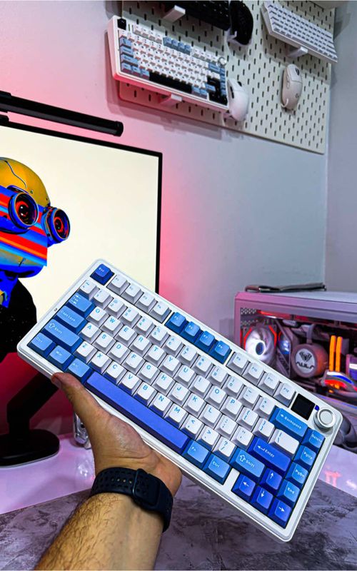 Super excited to share my latest collab with AULA ⌨️🔥 Today we’re taking a closer look at the EPOMAKER x AULA F75 Max — a clean, compact keyboard that brings premium features without the premium price 👀✨ The F75 Max is a 75% wireless mechanical keyboard designed for both performance and aesthetics, featuring a sleek layout, smooth typing experience, and versatile connectivity for any setup. ⚡ Top Features: • 75% Layout — compact but still functional, perfect for clean desk setups. • Tri-Mode Connectivity — Bluetooth, 2.4GHz wireless, and USB-C wired for maximum flexibility. • Gasket-Mounted Design — softer typing feel with reduced noise and better comfort. • Pre-Lubed Switches — smooth keystrokes right out of the box. • Hot-Swappable PCB — customize your switches anytime without soldering. • RGB Backlighting — vibrant lighting effects to match your setup. • Solid Build Quality — premium materials with a clean, modern design. 💻 Whether you’re a gamer, content creator, or just building your dream setup, the F75 Max delivers a smooth typing experience with style and versatility. 🔗 Link in bio Thanks to @Aula for the collaboration 🤝 #aula #epomaker #f75max #keyboard #review