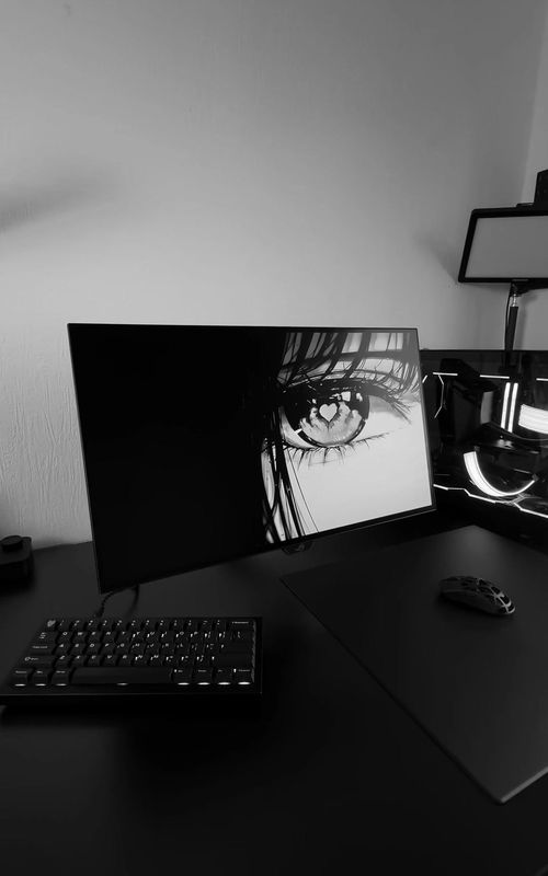 Gaming setup #techtok #minimalist #pcsetup #GamingSetup #fyp 