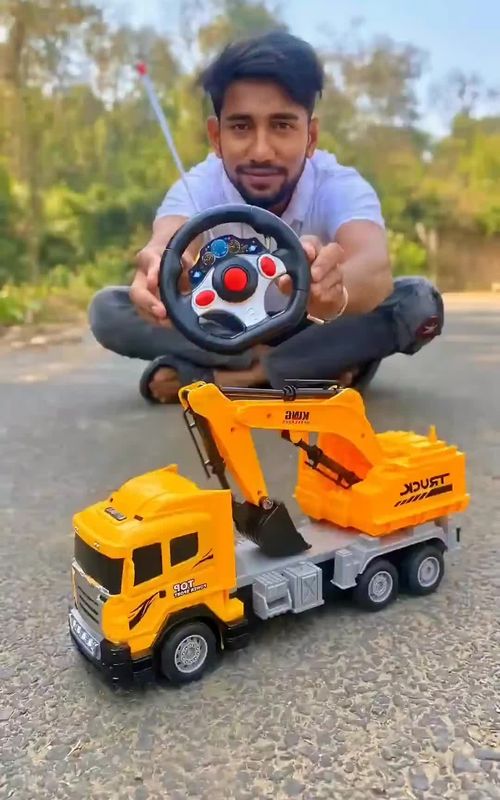 RC remote control JCB Truck Unboxing and Testing 🔥 #nazibkatoys #toyscar #foryou #250kfollowers #1millionviews 