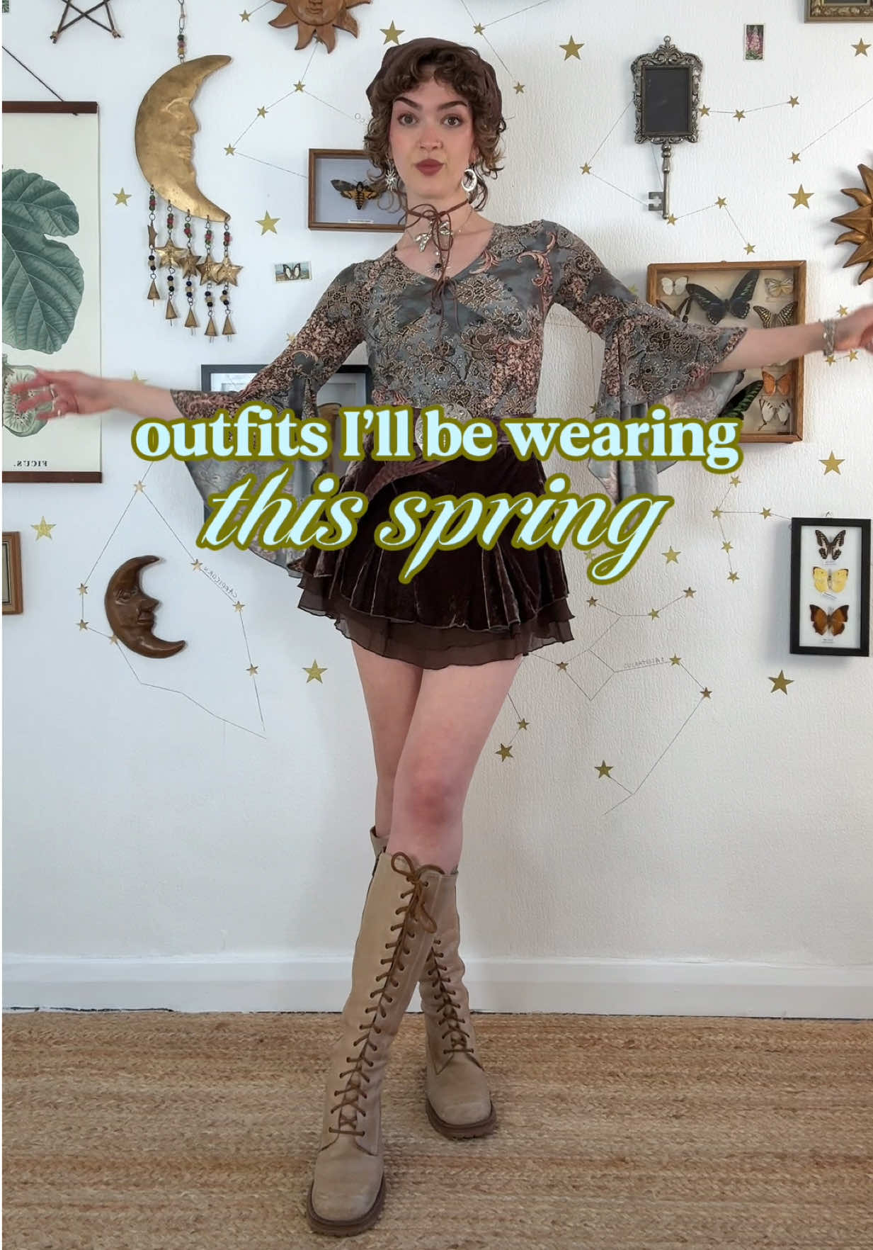 Outfits I’ll be wearing this spring 🌼🌸#vintagefashion #springfashion #fashiontiktok #whimsical #outfits 