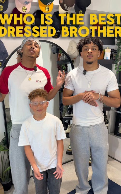 Whose the best dressed brother🤷‍♂️ #viral #fypシ゚ #streetwear #clothingbrand #mensfashion 