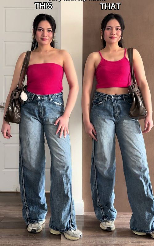 THIS OR THAT? SAVE THIS FOR INSPO & FOLLOW ME FOR MORE♥️ #outfitideas #springfashion #SummerFashion #fashionhacks 