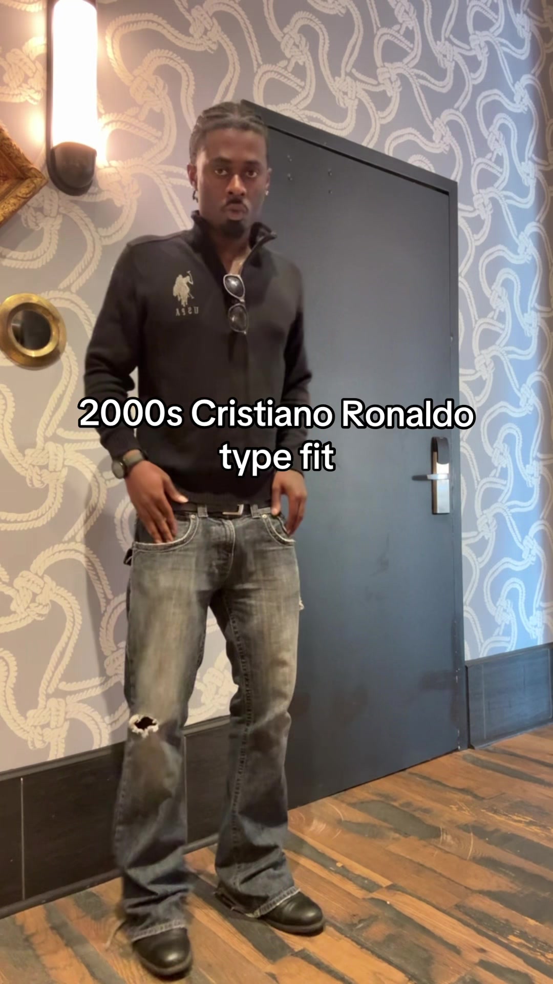 Young Ronaldo swag.. #cristianoronaldo #y2kfashion #y2kaesthetic #fashion #outfitinspo 