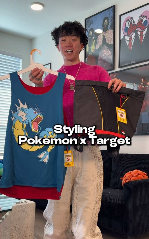 what did yall cop from the @Pokémon Company Int’l x @target drop??👀 #mraar0n #outfitinspo 