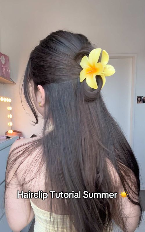 Spangen im Shop ! Link in der Bio ✨☀️hair Tutorial meine Lieblingsspangen #hair #clip #haarspangen #tut #fyp 