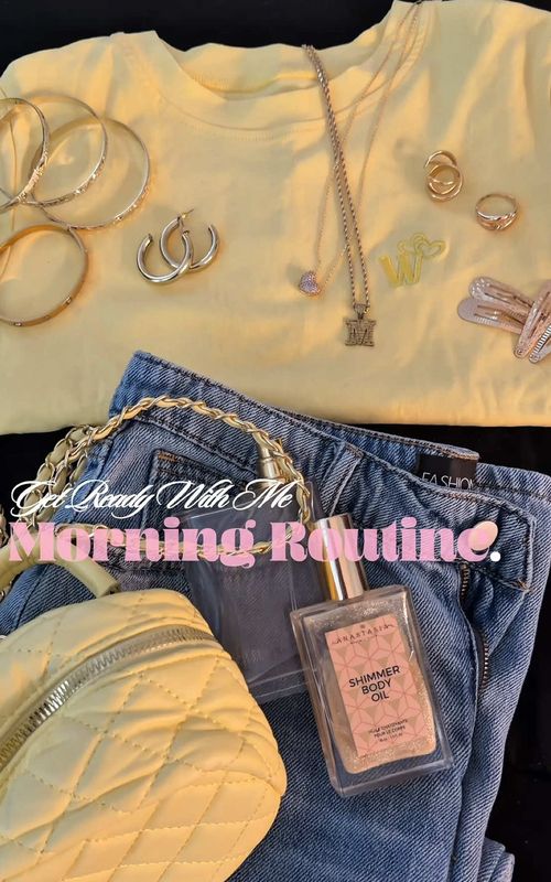 Morning routine w/ya girl hopefully this video convinced you to get up and get cute & do what you want for the day! 💛  ##morningroutine##gdwm##showerroutine##hygieneproducts