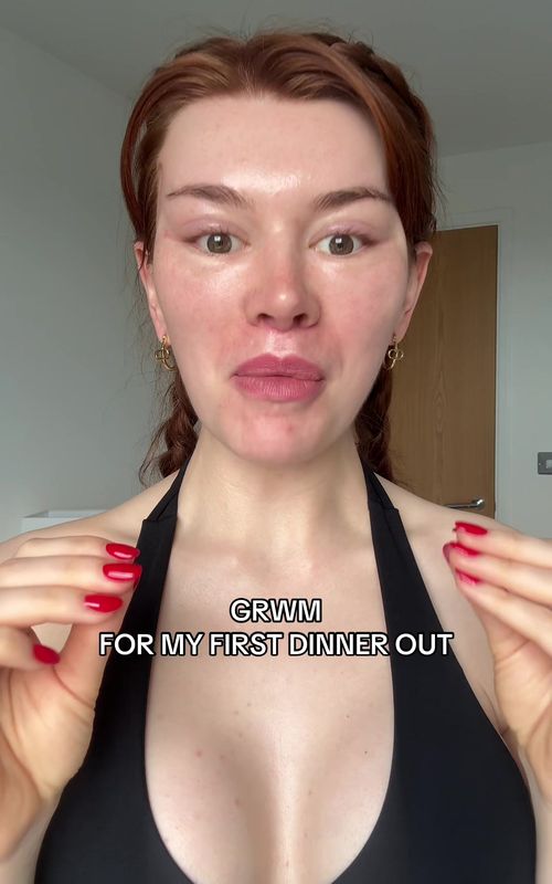 GRWM FOR MY FIRST NIGHT OUT🥹🥹  #antoniahigham #grwm #getreadywithme #makeuptutorial #makeuphaul 