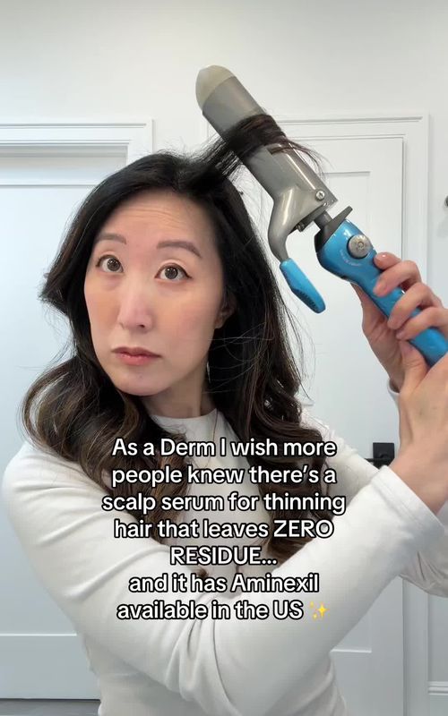 🙌🏻 lightweight, non greasy, fast-absorbing texture…you can even use it on a fresh blowout   🙌🏻 Stacked with science-backed ingredients (yes including #Aminexil aka Kopexil available in the US iykyk)  🙌🏻 easy fast dropper tube with precise hygienic applicator tip Need I say more? #hairtok #hairthinning #hairtips #hairloss 