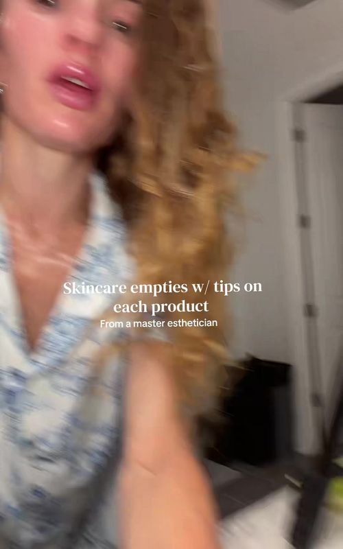 Love a good empty skincare video #emptiesreview #skincaretips #skincareproducts #skincarereview 