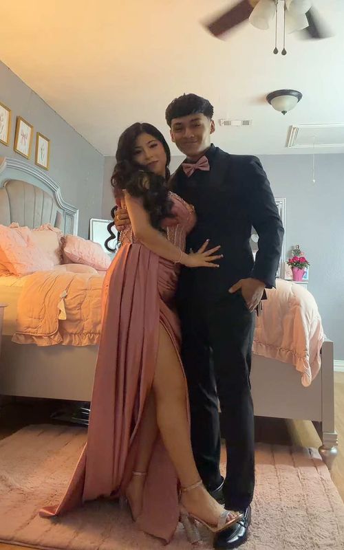 Prom 2026 with my highschool sweetheart 💌 #prom #fyp #xybca #getreadywithme #promdress 
