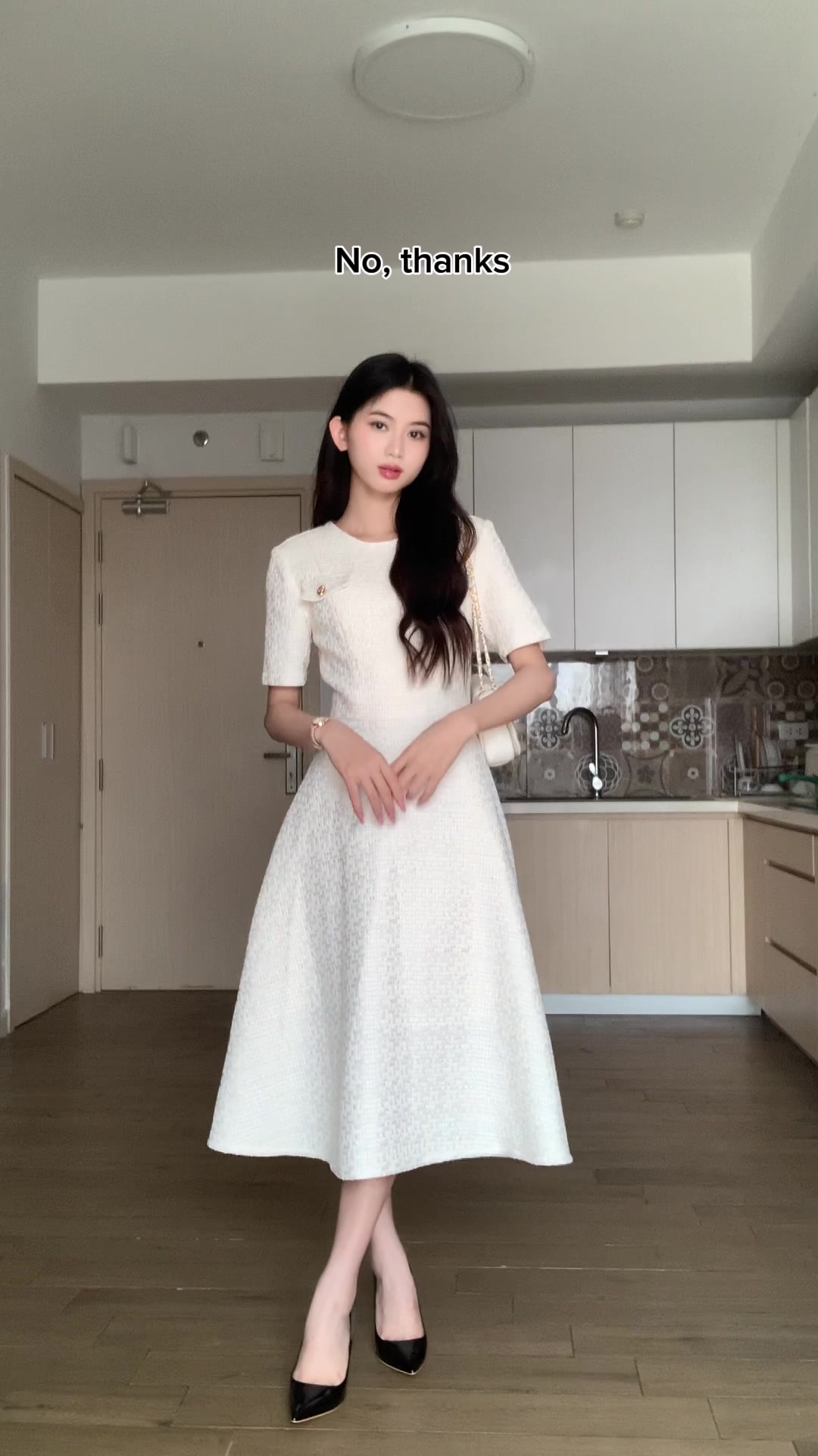 This style 💃🏻🤍 @DTMBYTHAOMY (IB: Carla)#fypシ #xuhuong #dress #elegant #elegantstyle 