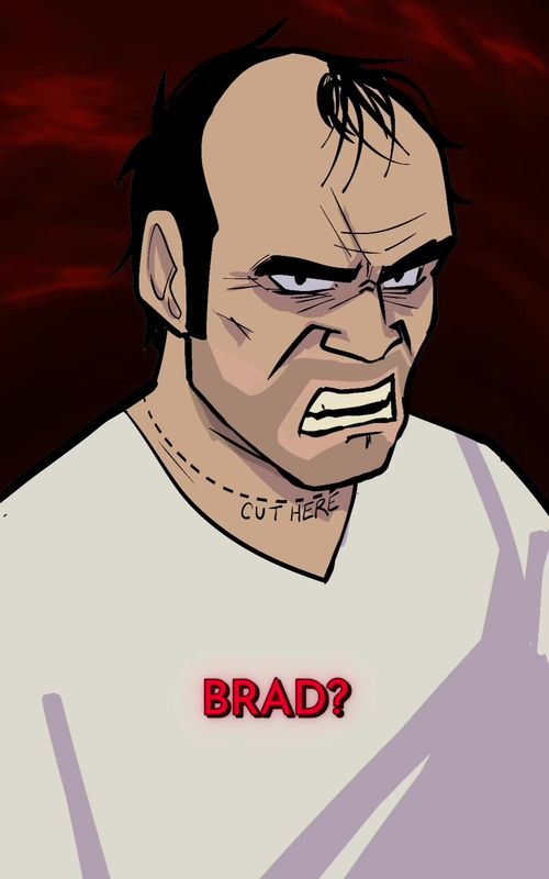 “It didn’t work out the way it was supposed to.” “Oh, and how was that? With Brad in the can and me in the ground? Or both of us in the coffin?” It was never about Brad. Trevor isn’t actually “loyal”. He didn’t give a shit about Brad, just like how Michael didn’t give a shit about Trevor. But Trevor actually respects and, in my opinion, is obsessed with Michael. The realization that Michael would put him in the ground as easily as he did to Brad is what gets to Trevor. “BuT hE wAs PrOtEcTiNg HiS fAmILy”. Michael cares about protecting his peace above all else. Above Trevor and his kids. Michael KNOWS Trevor would do nothing to put Michael’s family in harm’s way, he gives more of a shit about them than Michael does. If Michael really cared, he wouldn’t have continued to commit crime. Trevor in North Yankton was just the last thing connecting him to the criminal life, and 10 years later, he was the last thing connecting him to his betrayal. Michael is a man of little morals, same as Trevor. They’re the same monster, but Trevor doesn’t disguise it.  #gta5 #gta5clips #gta #michaeldesanta #trevorphillips