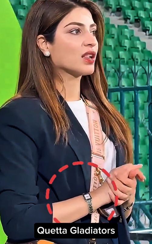 Elegant watch of PSL ambassador 👀 Kinza Hashmi — Actress &  Quetta Gladiators brand ambassador — was spotted wearing a Raymond Weil Parsifal 9731. Classic rectangular case ✨ Roman numerals + clean silver dial 💰 Around 400 bucks Vintage elegance or modern hype — what are you choosing? 👀 ⚠️ For watch spotting & educational purposes only.  #kinzahashmi #raymondweil #psl2026 #quettagladiators #pakistanidrama 