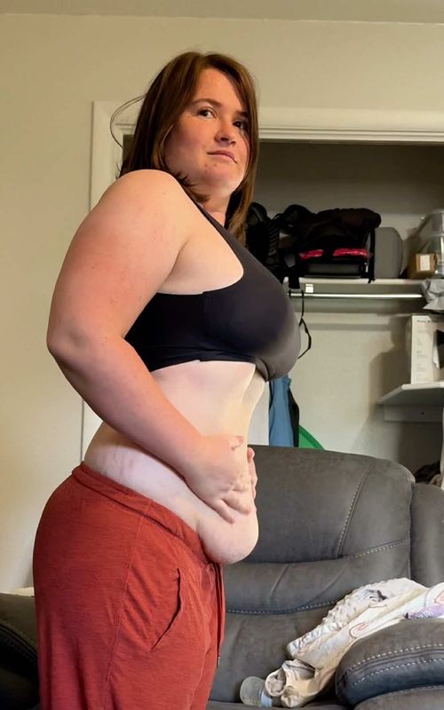 The reality of postpartum belly 🫨 #pregnancy #postpartum #mom #baby #newborn 