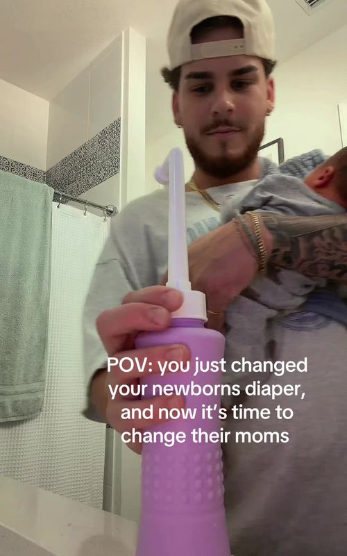 It’s a full time job 🤣 love them both @Jordan Kabala ☾                              #newbornbaby #newbornlife #babyboy #momanddadoftiktok 