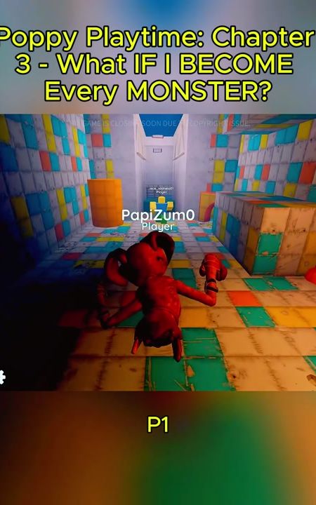 Poppy Playtime Chapter 3 - What IF I BECOME Every MONSTER - part 1 #gamingvideos #videogame #gamer #videogames #guide #playthrough #walkthrough #roblox #gameplay #gaming 