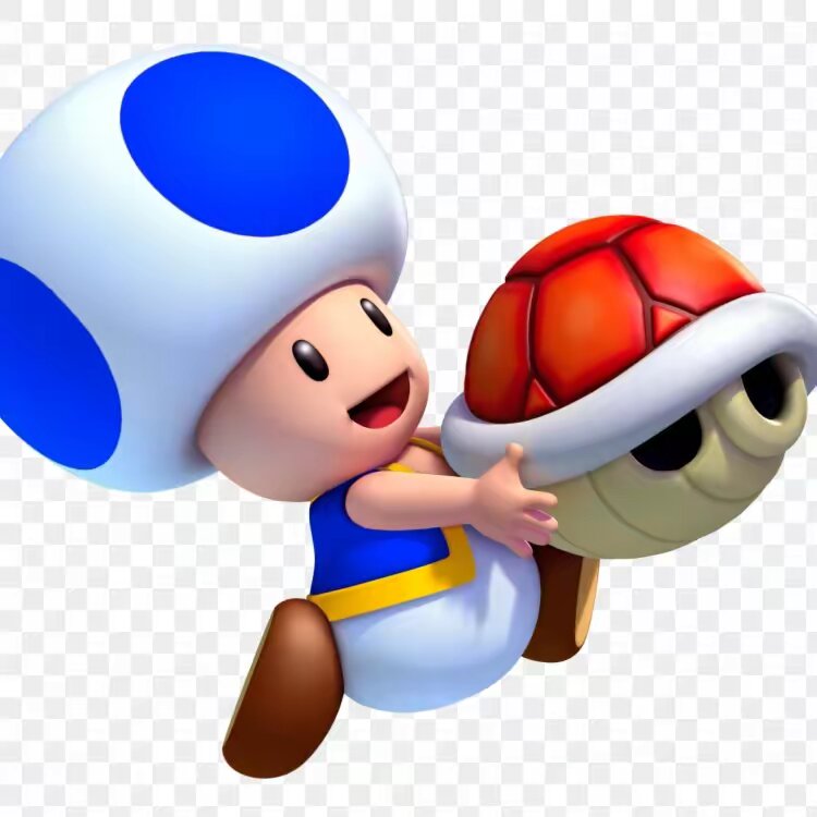 blue toad skull