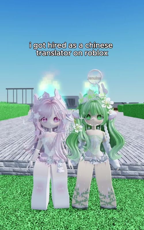 i got hired by @JENUINE! as a chinese translator on roblox???  #robloxfyp #robloxfunny #robloxmemes #robloxmicup #robloxtroll 