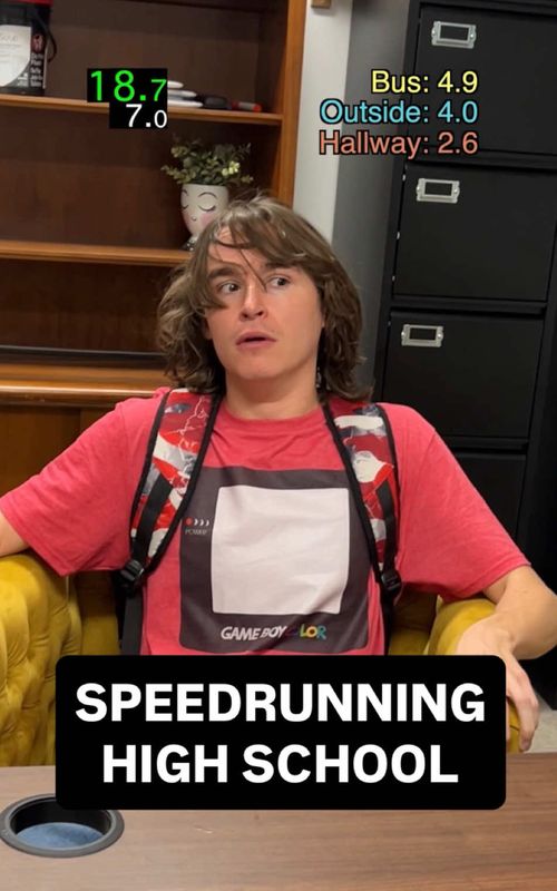 New record alert @Tommy Armstrong #americanhighshorts #speedrun #videogames #gamer #highschool