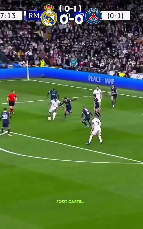 Real Madrid vs Paris Saint-Germain - UCL 2022 | 3-1 | #realmadrid #football #psg #highlights #foryou 