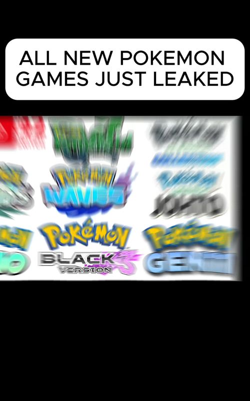 ALL NEW POKEMON GAMES JUST LEAKED #pokemon #windsandwave #pokemongen10 #pokemon #nintendo #pokemonnews