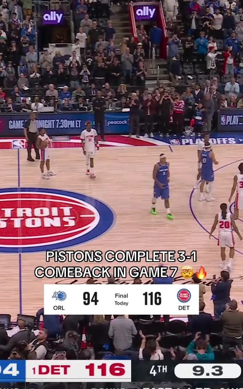 DETROIT MOVES ON 🚨 #nba #basketball #nbaplayoffs #pistons #magic 