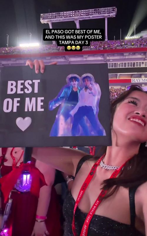 BUT SERIOUSLY IM SO HAPPY FOR EL PASO 😭😭 AHH BEST OF ME IS MY SONG AND THE SONG I DREAMT OF HEARING LIVE 🕺🥹👏🏻 @BTS @hobipower @mnijungkook  #bts_worldtour_arirang_elpaso #bts_worldtour_arirang #BTS_ARIRANG #btsarmy #BTS_BESTOFME 