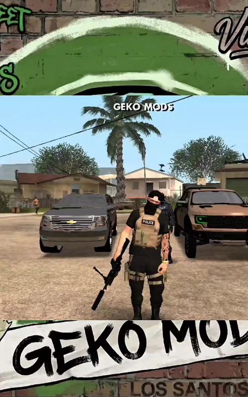 GTA San Andreas android modificado 🔥🦎 #gta5 #gtasaandroid #gtasamods #fyp #parati 