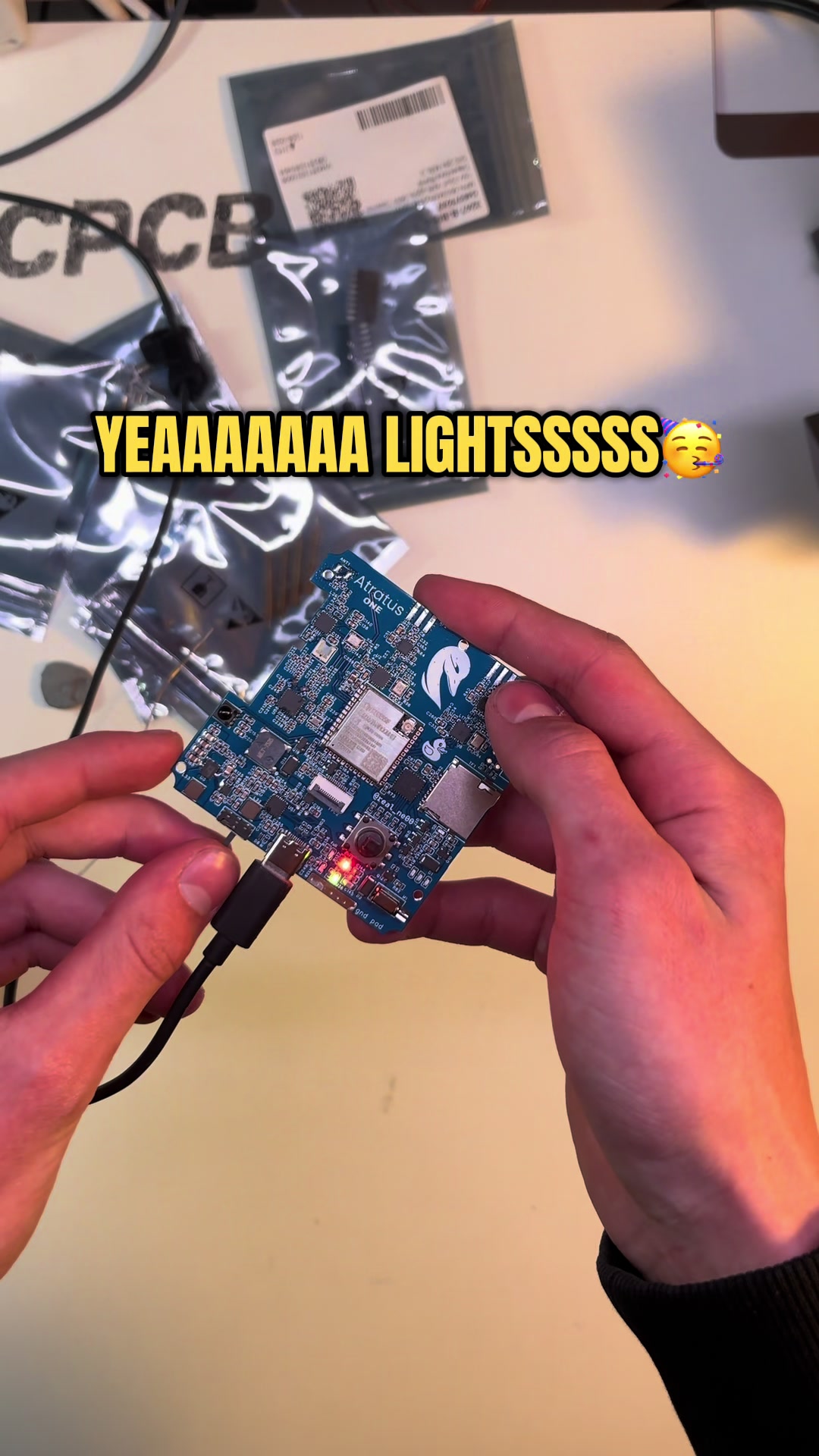 I got a video on the features 🔥 Also firmware will be open scource if you wanna help 🔥 #finally #techtok #pcb #electronics #electronic 