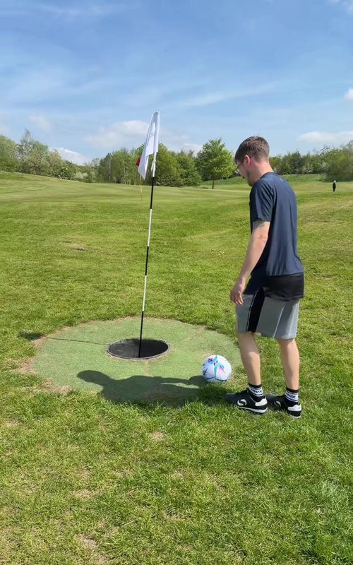 I really enjoyed the experience I would recommend it giving it a go #stammer #footgolf #experience #footballgolf #inspire 
