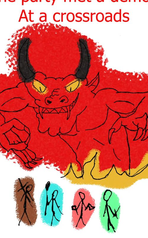 Demon Deal (Animated) #animated #animation #illustration #funny #dnd #dndtiktok #adventure