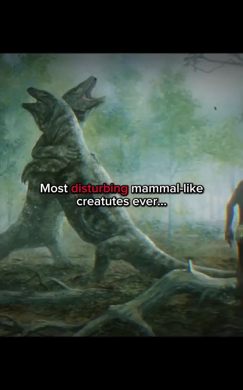 Those Animals From The Past Are Terrifying 💀 #prehistoric #extinctanimal #viralvideo #fypage #dinosaur 