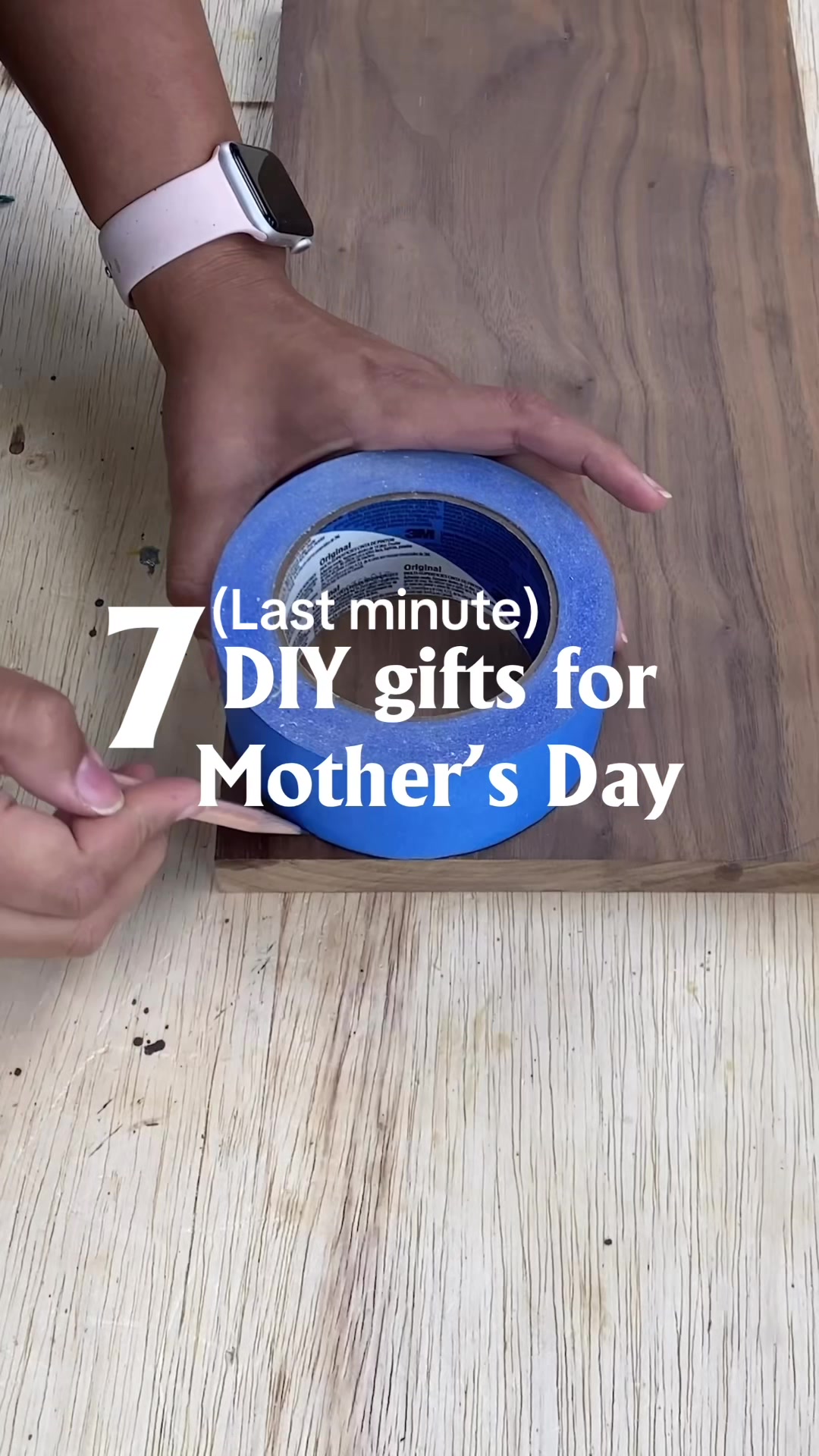 There is still time to make these.  These seven DIY gifts are budget friendly can be built in just a couple of hours (or an afternoon) and are perfect for using up scrap wood.  Because the best gifts aren’t the ones you grabbed last minute they are the ones you take the time to make.  I’ve got a full video walking you through exactly how to build all of these (with plans and step-by-step details) on my YouTube channel.  Which one will you build?  #diygiftideas #mothersdaygiftideas #woodworkingproject #diyprojects 