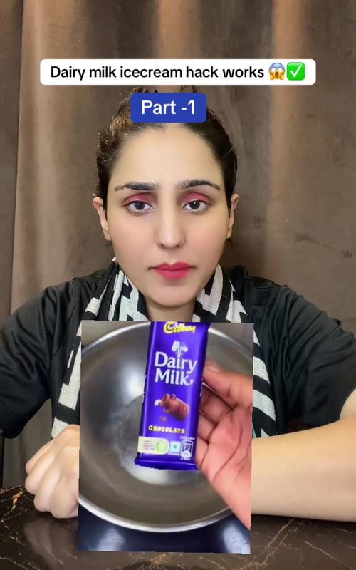Wait for part -2 uploaded tomorrow on 9pm 😱✅#foodiemommy123 #dairymilk#icecream#fyp