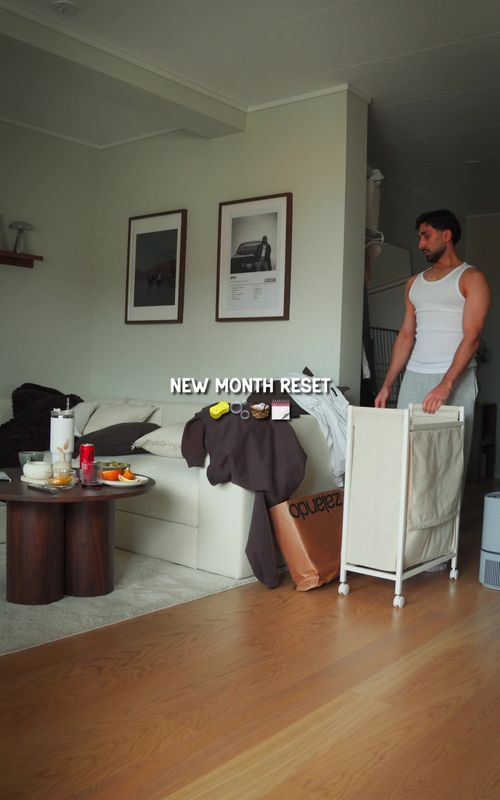 New month deep cleaning asmr 🧽🫧🗓️ monthly home reset routine #CleanTok #sundayreset 