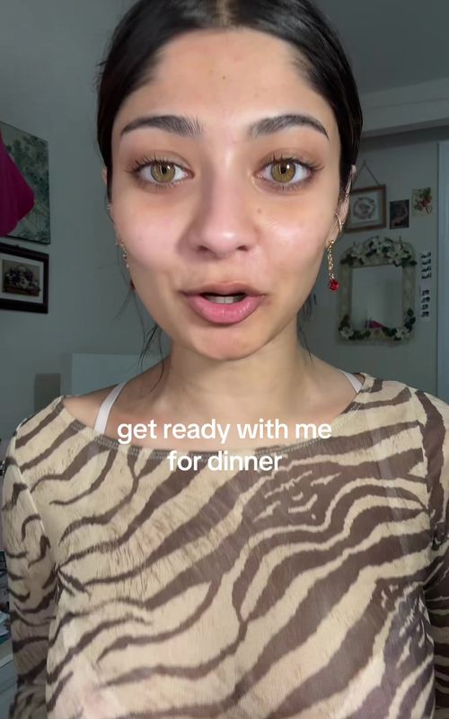 get ready with me for dinner + a @Cetaphil Canada event <3  @L’Oréal Paris lumi glotion @Clarins Official double serum foundation  @hudabeautyshop color corrector  @Charlotte Tilbury concealer in 4.5 and 5 medium  @Kosas cloud set mist @Anastasia Beverly Hills contour stick in shadow  @Too Faced contour pencil  @Patrick Ta Beauty blush duo in she’s blushing  @Huda Beauty easy bake in pound cake  @COVERGIRL bronzer in toasted latte  ABH lip liner in cinnamon  @M·A·C Cosmetics lip liner in stone  @rimmellondon butter me up lip balm  Patrick Ta lip balm in pink salted caramel  @Makeup By Mario master mattes eyeshadow pallete  @Armani beauty liquid glitter eyeshadow  @patrick ta beauty glitter duos  @Maybelline NY eyeliner and sky high mascara  @Haus Labs mascara @Rare Beauty highlighter in mesmerize ABH brow wiz in granite  @r.e.m. beauty brow gel Maybelline fit me blush in berry  @MOTEL shirt  #makeup#grwm #toronto #chitchatgrwm #brandevent 