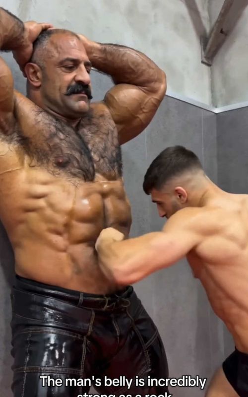 Turkish oil wrestling strength and endurance training! #training #wrestler #pehlwan #strenght #absworkout 