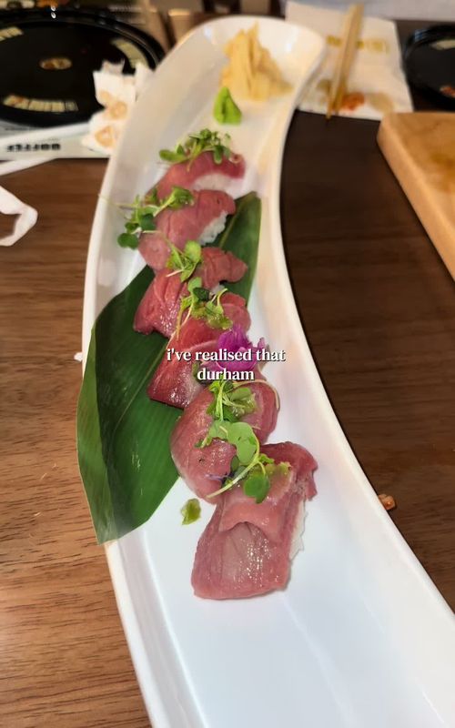 Where’s your favorite sushi  in durham?!  • • • #durhamnc #durhamfood #RestaurantReview #foodreview #sushirestaurant @Kinya Ramen @Kinya Ramen & Bar @Kinya Sushi & Ramen Crestwood 