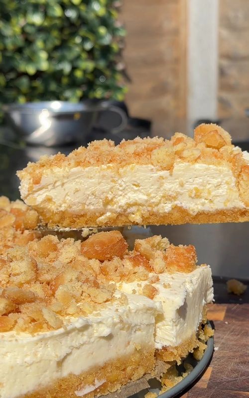 Chin chin cheesecake 👀🇳🇬 Now this was a revolutionary combination inspired by the Nigerian favourite chin chin  Cheesecake is my all time favourite dessert so we had to get a little creative with it  Ingredients: 3 cups all-purpose flour  1/2 cup sugar  1/2 tsp salt  1 tsp baking powder  100g butter  2/3 cups milk  500g double cream  500g cream cheese  300g icing sugar  1/4 tsp nutmeg  1 tsp vanilla extract  Chin chin crumbled slightly for topping  #cookingtok#chinchin#nigeriatiktok🇳🇬#cheesecakerecipe#AfricanFood