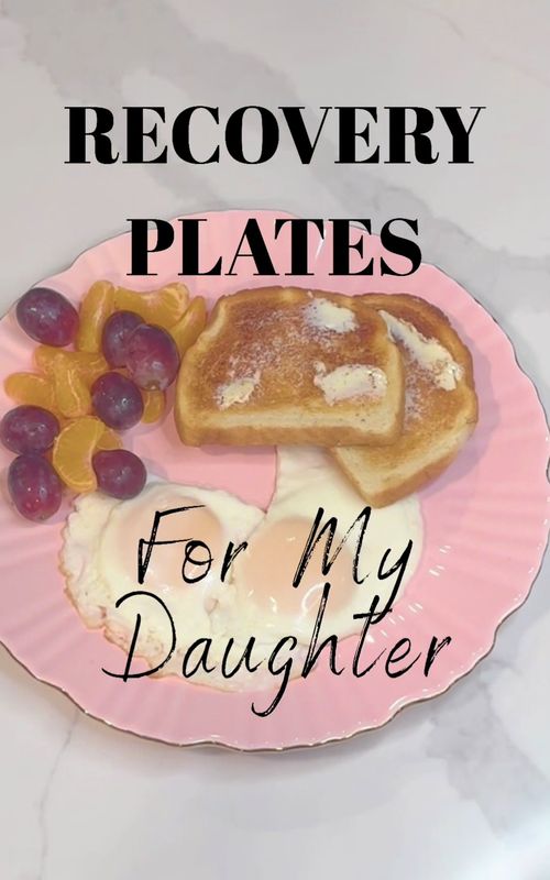 Recovery plates for my daughter including some budget meal ideas #whatieatinaday #recovery #budgetmeals #homemade #fyp 