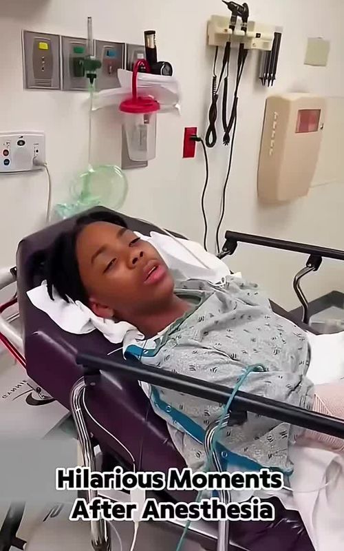 after anesthesia funny 🤣 moments #funny #funnyvideo #trynottolaugh #anesthesia #viralvideo #usa #hhhhhhh 