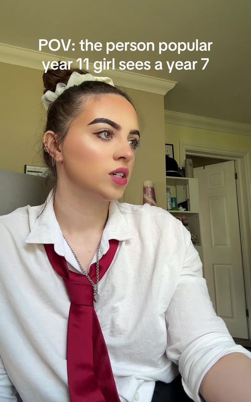 Finally getting to secondary school only to be treated like a baby #pov #satire #populargirl #school #schoolpov