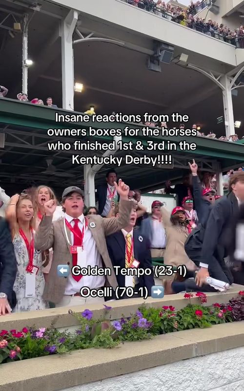 LONGSHOTS DID IT!!!! 🤯 Footage captured & owned by America’s Best Racing #reaction #kentuckyderby #derby #longshot #underdog 