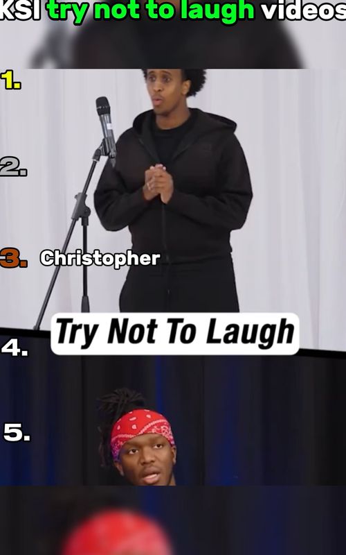 KSI try not to laugh challenge #ksi #top5 #funny #cringe #joke