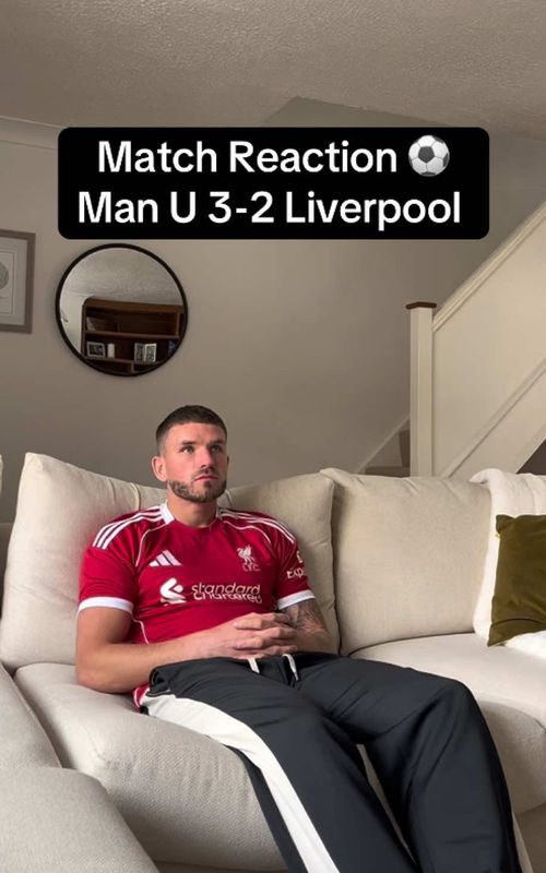 Match Reaction ⚽️ Man U 3-2 Liverpool 😡 #fyp #foryoupage #matchreaction #liverpoolfc #liverpoolfans 